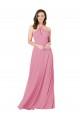 Cheapest Chiffon Prom Dress with Keyhole Front UK