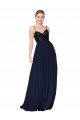 Cheapest Sweetheart High Neck Sequin Top Long Chiffon Prom Dress UK