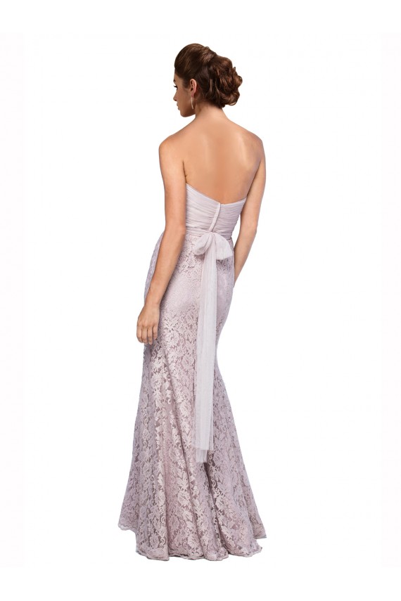 Cheapest Floor Length Fitted Sweetheart Lace Prom Dress UK