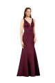 Cheapest Sexy Satin Prom Dress with Side Cutouts UK