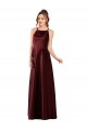 Cheapest Sleek Satin Prom Dress with Pockets UK