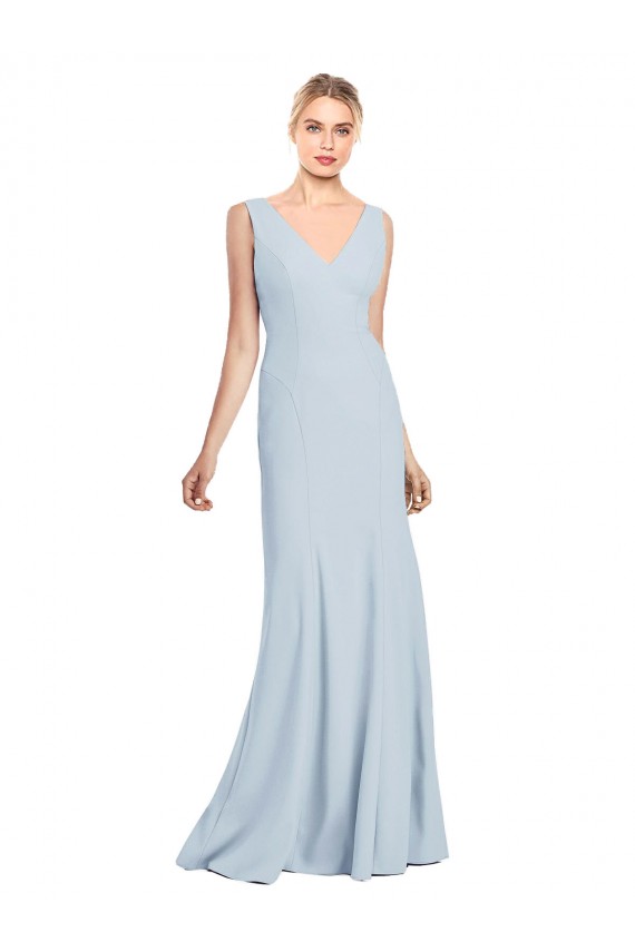 Cheapest Sleeveless Seamed Bodice Trumpet Prom Dress UK
