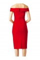 Cheapest Off the Shoulder Square Neck Cocktail Prom Dress / Homecoming Dress UK