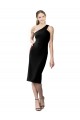 Cheapest One Shoulder Short Crepe Cocktail Prom Dress / Homecoming Dress UK