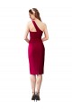 Cheapest One Shoulder Short Crepe Cocktail Prom Dress / Homecoming Dress UK