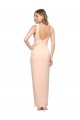 Cheapest Floor Length Square Neck Long Sheath Crepe Prom Dress  UK