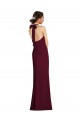 Cheapest Tie Halter Open Back Trumpet Prom Dress UK