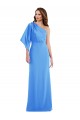 Cheapest One Shoulder Bell Sleeves Trumpet Prom Dress UK