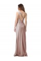 Cheapest One Shoulder Black-Tie Floor Length Long Stretch Satin Prom Dress UK